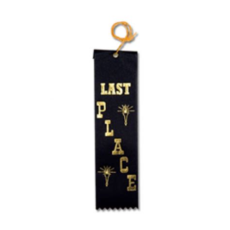 Strb11c Last Place Stock Carded Ribbon