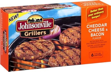 Product Review Johnsonville Bacon And Cheddar Grillers Tailgating Ideas