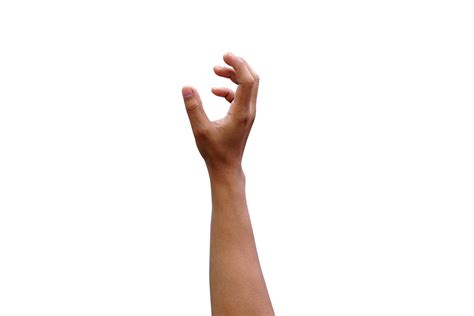 Human Hand As If Holding Goods On Top 20951911 Png