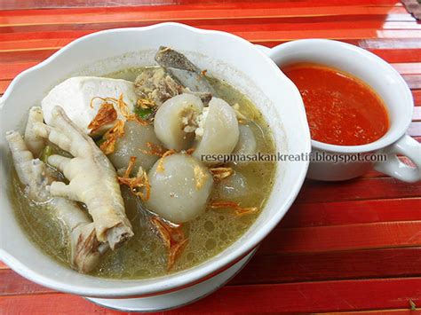 Sambal goang adalah sambal khas masyarakat sunda yang sering dibuat secara dadakan. Resep Cilok Goang Kuah Kaldu Tulang Pedas Isi Ayam - Aneka ...