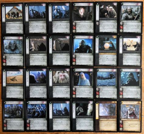 Lord Of The Rings Ccg The Two Towers Rare Cards Part 23 Lotr Tcg Ebay