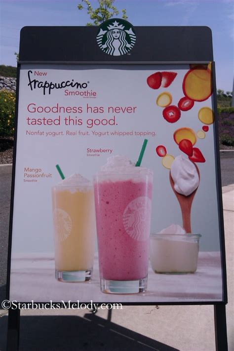 Starbucks Tests Yogurt Based Mango Passionfruit And Strawberry