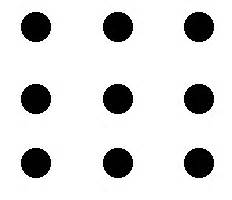Join the 9 dots with 3 straight lines without lifting th pen. File:Ninedots-1.png - Wikimedia Commons