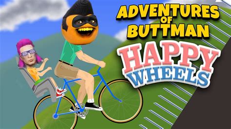 Adventures Of Buttman 29 Happy Wheels Buttman Levels Youtube