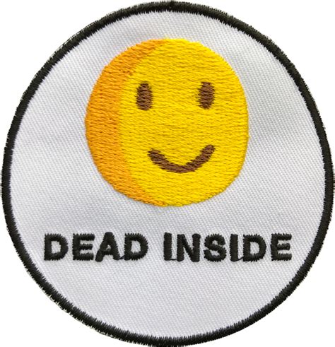 Download Dead Inside Patch By Existential Emoji User Full Size Png