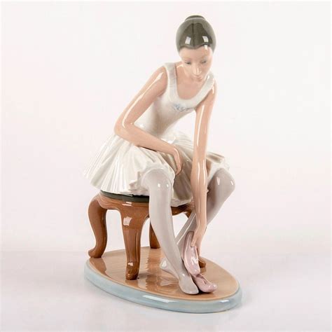 Seated Ballerina Nao By Lladro Figurine Barnebys