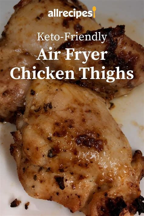 Add the chicken and veggies to the preheated air fryer and cook for 10 minutes, shaking halfway, or until. Air Fryer Chicken Thighs | Recipe in 2020 | Air fryer ...