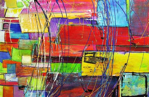 Crazy Abstract Painting By Chris Hobel Fine Art America