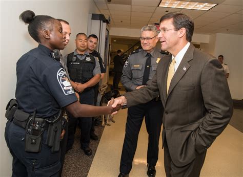 Dvids Images Secretary Esper Visits Pentagon Force Protection