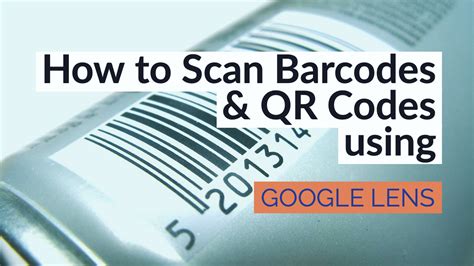 Here's how you do that How to scan Barcodes and QR Codes using the Google Lens ...