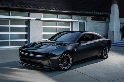 Dodge Charger Daytona Srt Concept Previews Americas First Electric