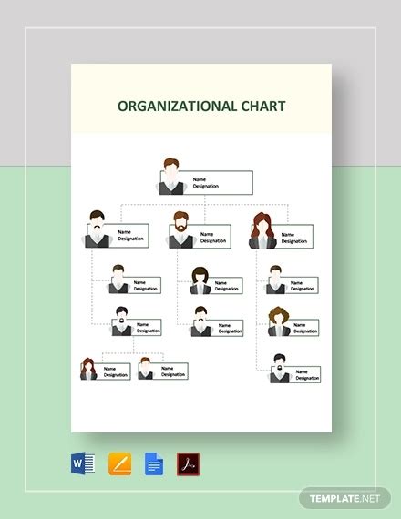 Organizational Chart Examples 18 Excel Word Examples