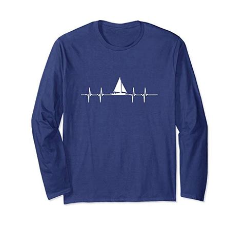 Amazon Com Sail Boat Lover Design Long Sleeve T Shirt Clothing Sailing Sailboat Boating