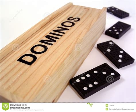 Dominoes Stock Image Image Of Wood Challenge White Fashioned 193875