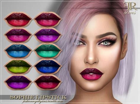 Frs Sophie Lipstick Makeup Cc Sims 4 Cc Makeup Skin Makeup Sims 4