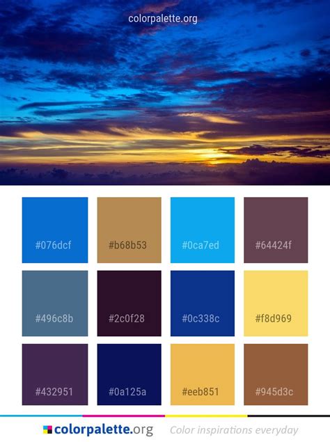 Bright Color Palette Hex Warehouse Of Ideas