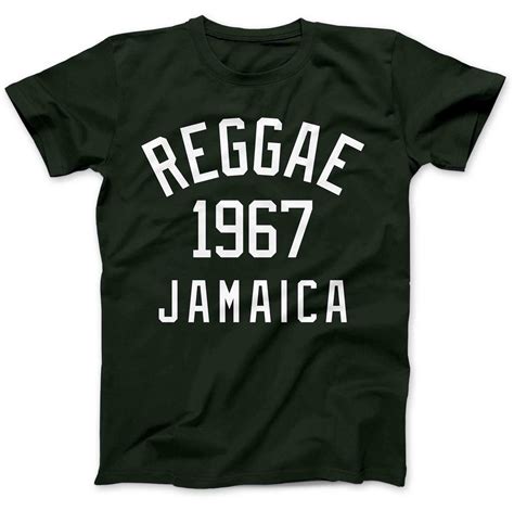 Reggae 1967 Jamaica T Shirt 100 Premium Cotton Dub Ska Rocksteady Marley Ebay