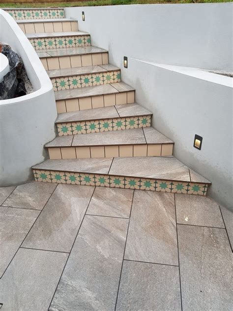Porcelain Tiled Steps Tile Steps Garden Steps Patios