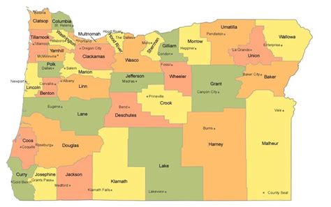Maps Grant County Chamber Of Commerce Oregon
