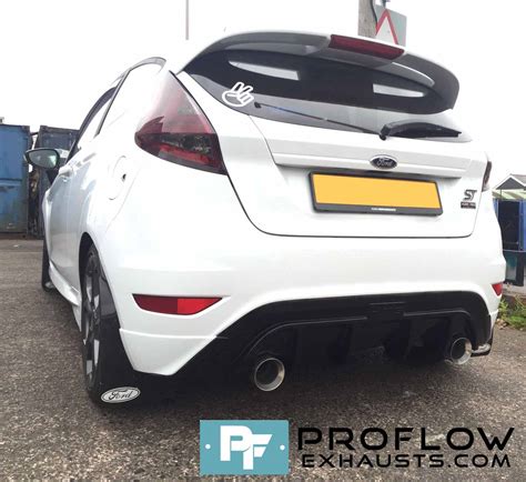 Proflow Custom Dual Tailpipes Rear Exhaust For Ford Fiesta St