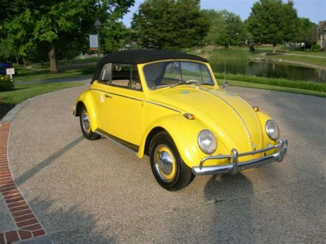 1965 Volkswagen Beetle Convertible Great Fun Dependable Little Car No