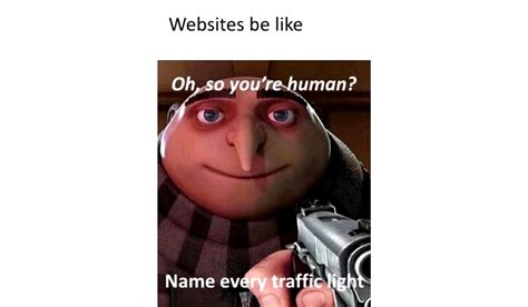 Are You A Human Where Are The Traffic Lights Rmemes