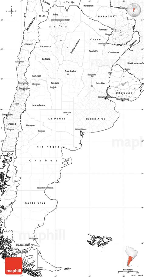 Printable Map Of Argentina Printable Maps