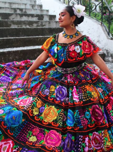 Traje Típico De Chiapas Vestimenta Tradicional Del Hombre Y La Mujer
