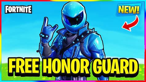 New How To Get Exclusive Honor Guard Skin Free Giveaway Fortnite
