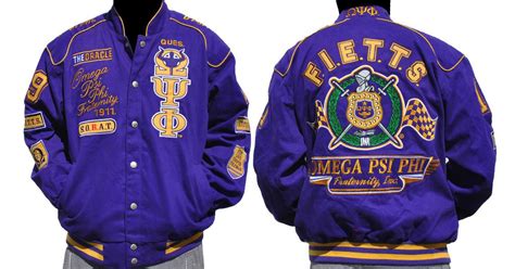 Omega Psi Phi Fraternity Jacket Q Dog Purple Gold Race Jacket Coat Q