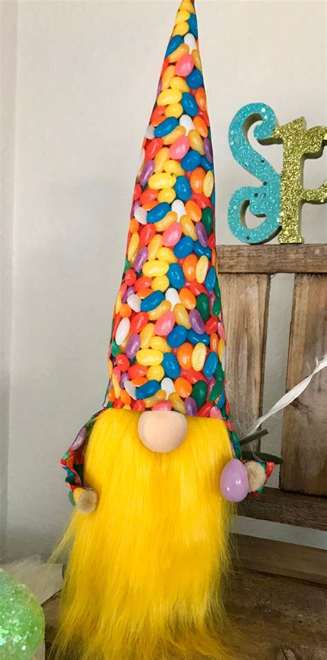 Easter Gnome Tiered Tray Deco Tomte Nisse Jelly Bean Etsy