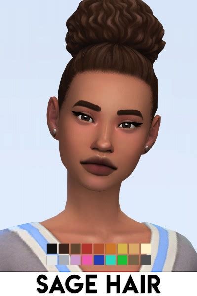 Sims 4 Hairs Imvikai Sage Hair