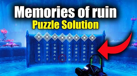 Memories Of The Ruin Puzzle Solution Puzzle Rune Patterns The