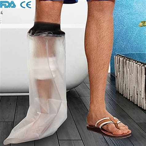Fda Certified Reusable Waterproof Leg Cast Protectors With Tpu Material And Leg Cast Covers For
