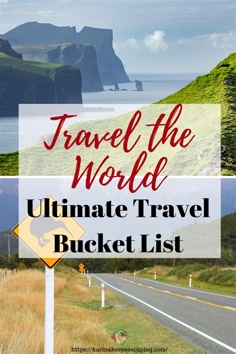 Ultimate Travel Bucket List Travel The World In 2020 Travel Bucket