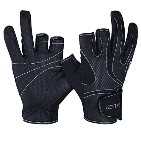 Goture Anti Slip Fishing Gloves For Men Waterproof Skidproof 3