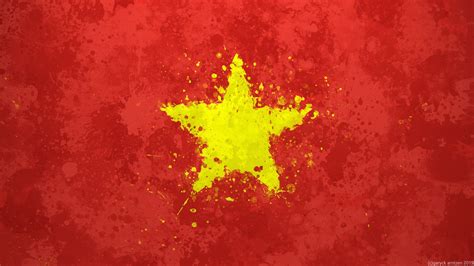 Hi Vietnam Ive Made Some Painterly Wallpapers Of Countries Flags