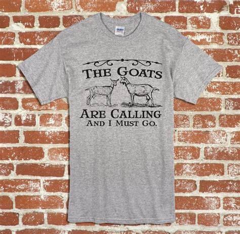 Goat Shirt My Dairy Goats Are Calling Unisex Adult And Youth Etsy
