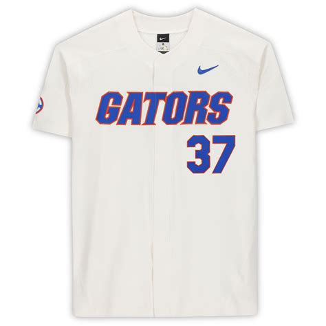 Florida Gators Team Issued 37 White Jersey From The 2018 19 Ncaa