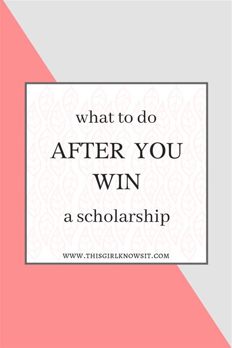 To further elude revenue agents and the police, bootleggers tricked out their cars with features that seem to be straight out of a spy movie or a looney tunes cartoon—devices. What to Do After You Win a Scholarship | Scholarships for ...
