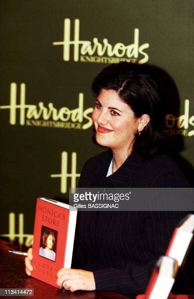 Monica Lewinsky Signs Copies Of Her Book Monicas Story At Harrods