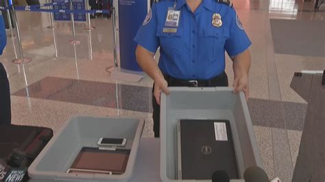 Tsa Officers Demonstrate New Security Rules At Buffalo Airport Youtube