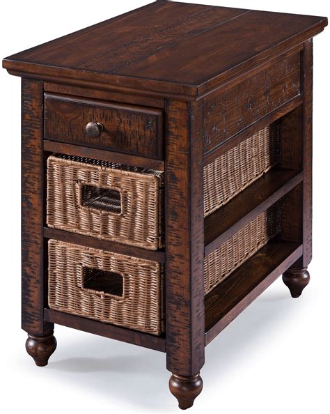 Manufactured in usa by broyhill (a high end brand in that market). Cottage Lane Coffee Wood Rectangular Chair Side End Table from Magnussen Home | Coleman Furniture