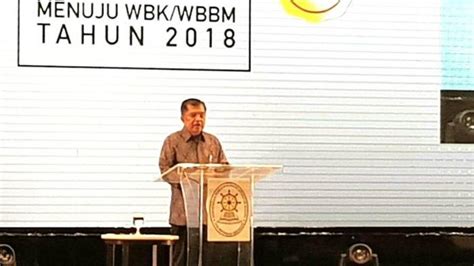 Wapres Jk Serahkan Penghargaan Zona Integritas Birokrasi Bersih Dan