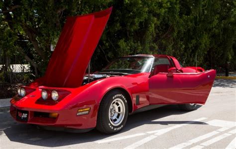 Lot 1981 Candy Apple Red Corvette