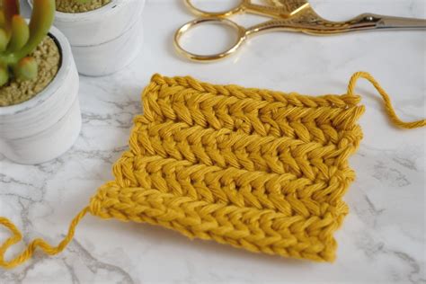 How To Crochet Herringbone Stitch Mycrochetory
