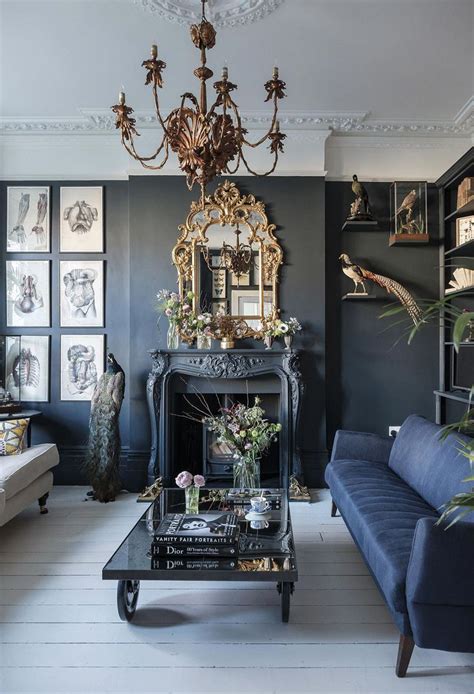 Industrial And Moody Modern Gothic London Home Modernhomedecorideas