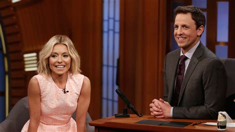 Watch Late Night With Seth Meyers Interview Kelly Ripas Advice For Seth NBC Com