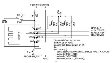 Esp8266 Esp01 Working But Not With Relay Module Networking