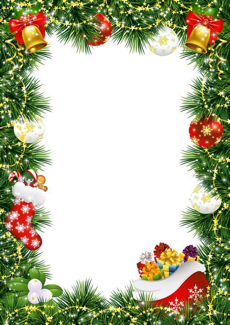 Christmas Decorations Clipart Borders 10 Free Cliparts Download